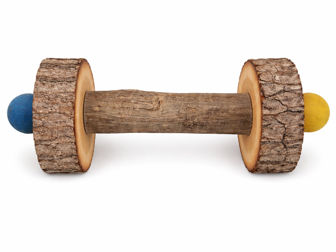 Zabawka dla papug do łapki - drewniana sztanga do chwytania